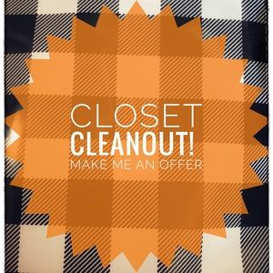 Closet Cleanout! Make me an offer